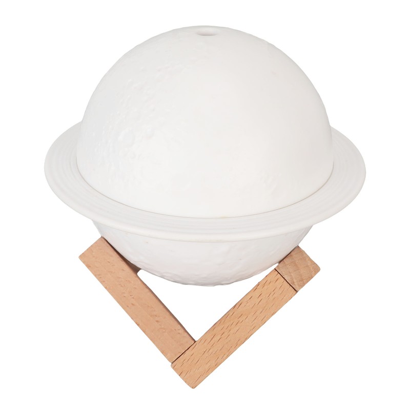 Mini Planet Humidifier LED Moon Lamp Diffuser Rechargeable Planetary USB
