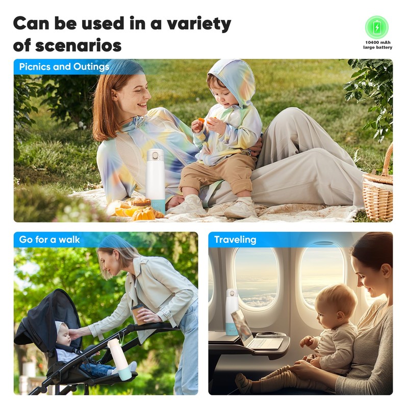 Portable Bottle Warmer for Travel, Bottle Warmer On The Go