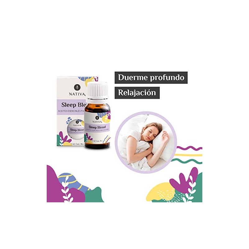 Nativa 5 Sleep Blend aromaterapia para difusor relajación lavanda