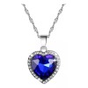 Dtup Collar Titanic Corazón Del Mar Original + Bolsa Terciopelo
