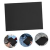 Ipetboom 3pcs Anodized Aluminum Plaques Black Metal Plate Blanks for