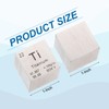 PATIKIL 1 Inch Titanium Cube Metal Element High Density Block