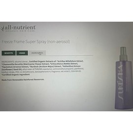 Sukesha Freeze Frame Hair Spray 8.5 Oz