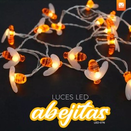Maíz Serie Foco Luces Led Decorativas Abejas Kawaii 3 Metros Usb