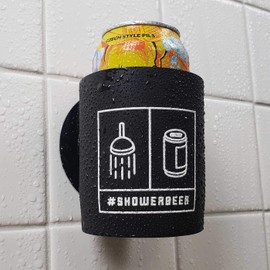 #SHOWERBEER - Shower Beer Holder for in Shower Use, Keeps Beer Cold and Hands Free