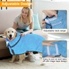 Dog Bathrobe Super Absorbent Dog Towels Large Quick Drying Robes