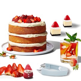 Strawberry Huller Stem Remover, Potato Corer, Pineapple Corer, Tomato Corer, Fruits and Vegetables Eye Peeler, Stainless Steel Huller, Portable Kitchen Gadget.