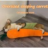 Giant 29.5'' Anxiety Relief Carrot Plush for Dogs - Squeaker