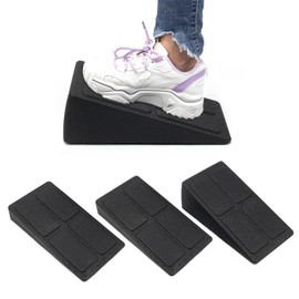 3Pcs Squat wedge block, Windspeed slant board squat wedge blocks Adjustable calf stretcher slant board Non-Slip slant board For Heel Elevated Squat and Calf Raise