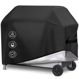 58 Inch BBQ Cover, Waterproof Grill Cover, UV & Water & Fade Resistant, Weather Resistant, Rip Resistant Gas Grill Cover, Suitable for Brinkmann, Char Broil, Holland and Other
