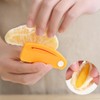 4 Pack Orange Peeler, Easy Open Orange Lemon Citrus Peeler