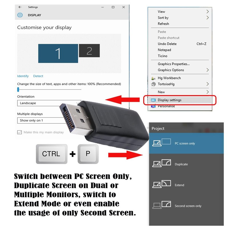cablecc Virtual Display Adapter DP Displayport Dummy Plug Headless Ghost