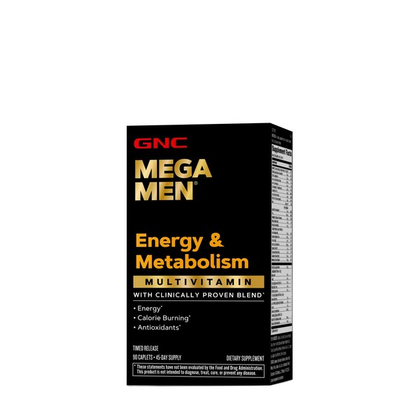 GNC Mega Men Energy & Metabolism Multivitamin | Antioxidants and