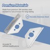 Windshield Wiper Repair Kit Stainless Steel Mounting Brackets Compatible for