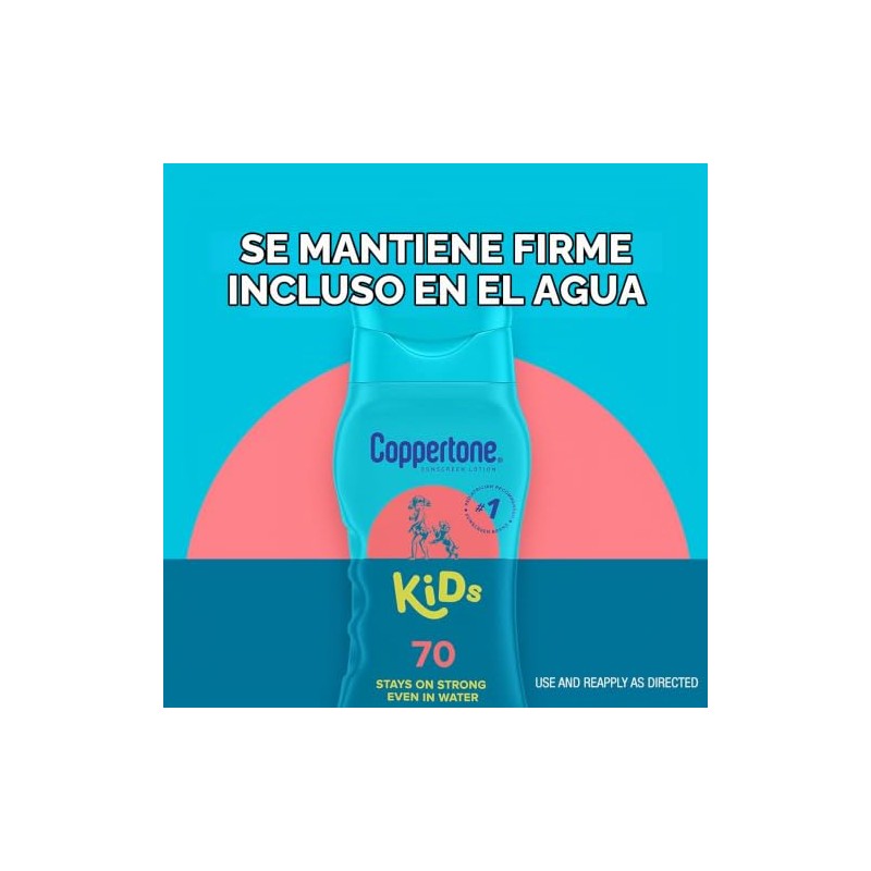 Coppertone - KIDS Water-Resistant Sunscreen Lotion Broad Spectrum SPF 70