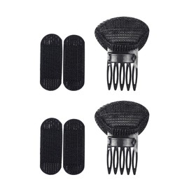 6 Pcs Volume Hair Base Set Small Hair Bump Clips Sponge Hair Bump Pads Small Insert Hair Clips Fluffy Bump Hair Clips Puff Hair Head Cushion