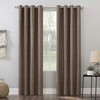 Sun Zero Brooks Burlap Weave Thermal Extreme 100% Blackout Grommet