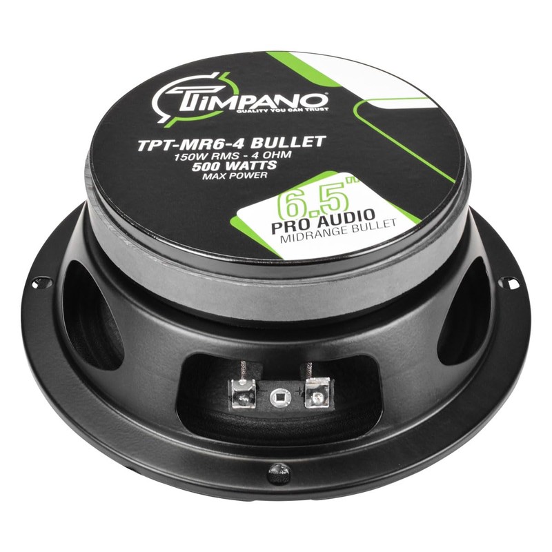 Timpano 1000 Watts Midrange Speakers for Car Audio Systems TPT-MR6-4