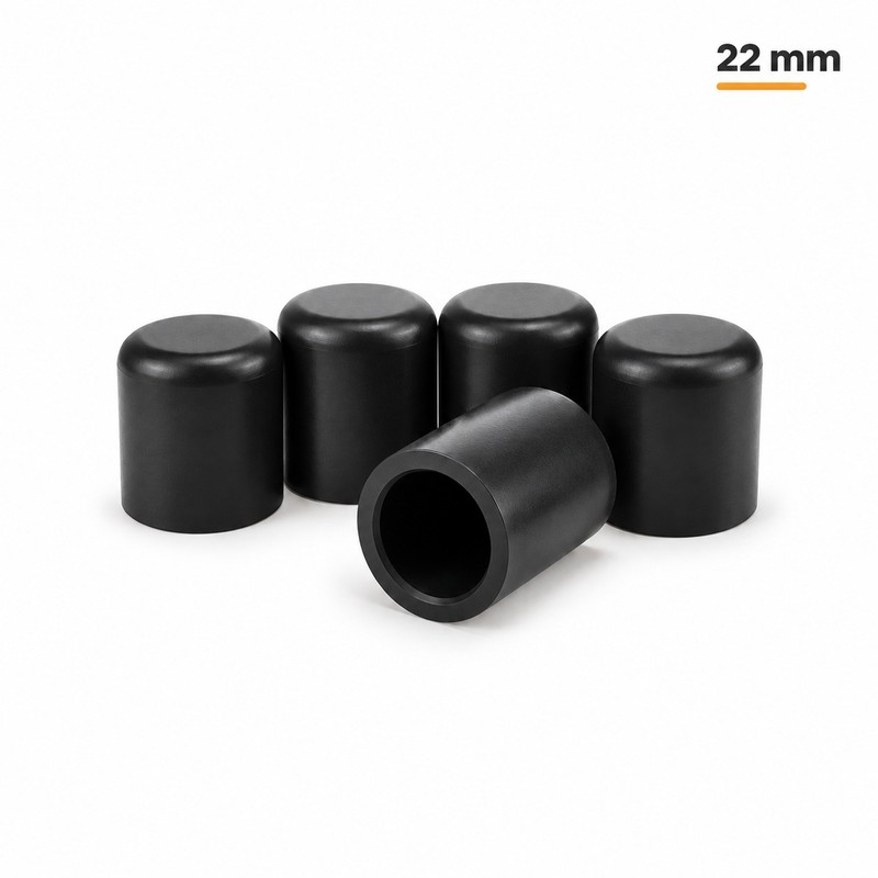 Silicone Vacuum Caps – 5-Pack Black Blanking Plugs for Engine