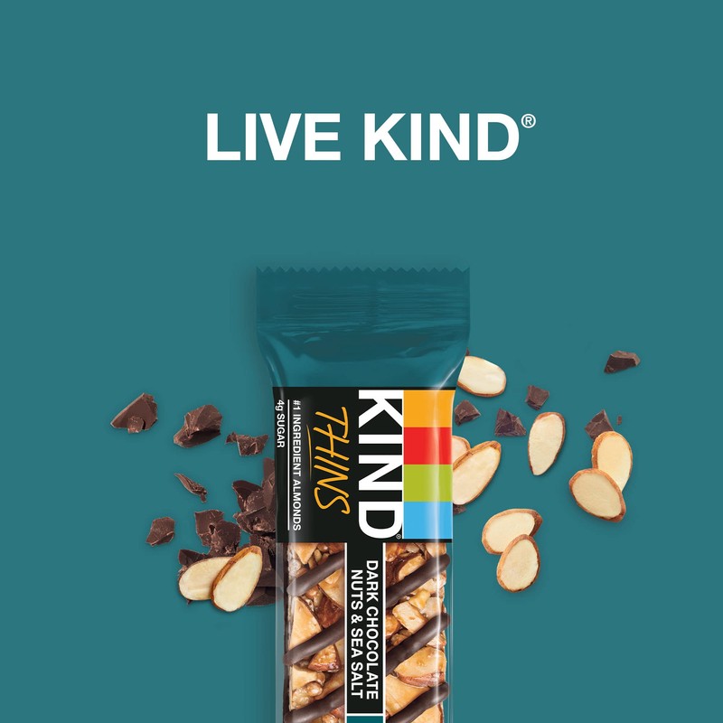 KIND THINS Dark Chocolate Nuts & Sea Salt Bars (Now