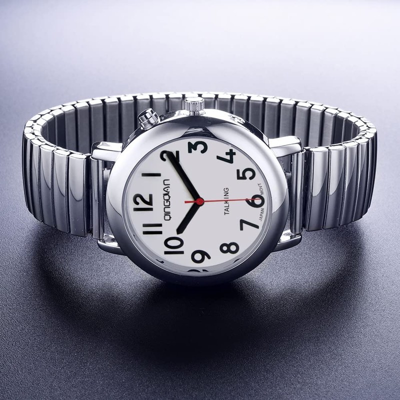 QINGQIAN EnglishTalking Watch Suitable for the elderly and visually impaired