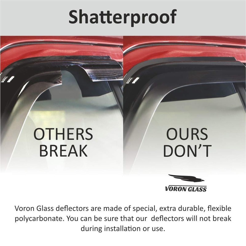 Voron Glass Tape-on Extra Durable Rain Guards for Nissan Rogue