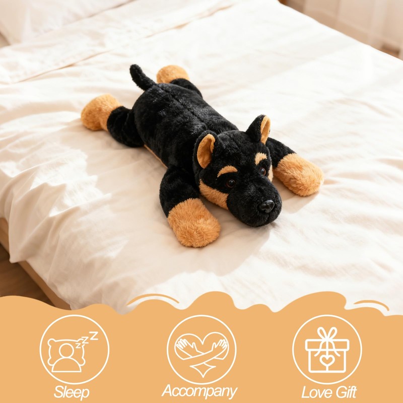 CSVBTRF Weighted Stuffed Animals, 4.1 lbs 20" German Shepherd Plush