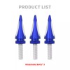 HDBUBALUS Blue Spike Wind Screen Windshield Bolts For Harley 96-2013