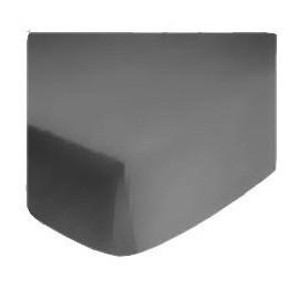 SheetWorld Fitted Basket Sheet - Dark Grey Jersey Knit - Solid Colors