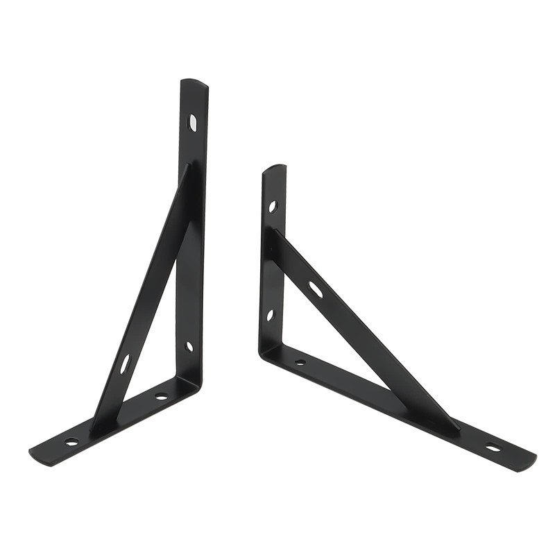 JAPCHET 10 PCS 6 Inch Shelf Support Bracket, 15cm Triangle