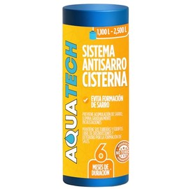 Sistema Antisarro para Cisternas de 1100 a 2500 L. Tratamiento 6 Meses Previene formación de Sarro en tinaco, cisterna, depósito y tuberías, Cartucho ablandador de agua para tinacos y cisternas