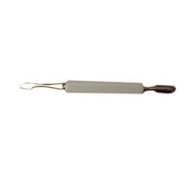 nippes Solingen White Double Instrument Cuticle Pusher