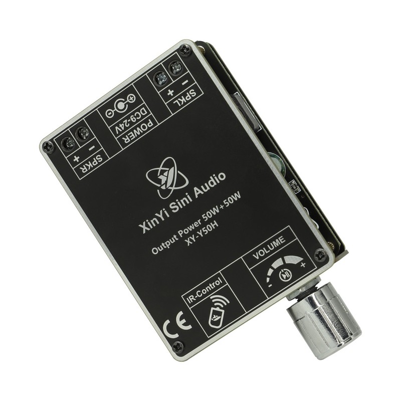 50W+50W BT 5.1 Wireless Audio Power Amplifier Portable Sound Amplifier