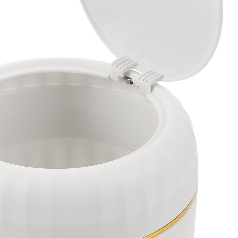 SHINEOFI Mini Trash Can Countertop Waste Can with Lid Waste