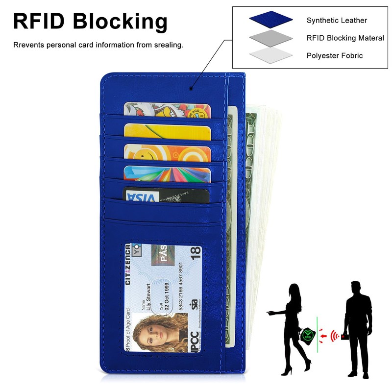 XEYOU Women Slim Rfid Blocking Credit Card Case Holder Wallet