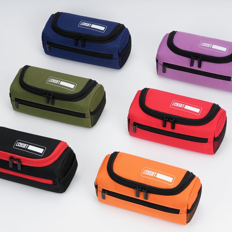 ECHSRT Jumbo Pencil Case Organizer for Men Women, Extra Large