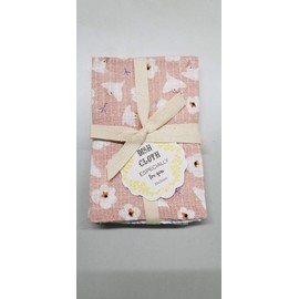 Lep 486702 Dish Towel, Dove Dish Cloth, Set of 2, Pink, 11.8 x 11.8 inches (30 x 30 cm), 100% Cotton, Gift, Gift, Birthday, Stylish, Cute, Waffle Fabric