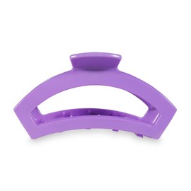 TELETIES - Large Open Claw Clip - Strong Grip, Bendable Teeth, Comfortable Cutout Design - Ideal for Long, Thick, Curly, or Wavy Hair - For All Hair Textures - Spring Break Collection - Antigua