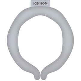 Hakugen Earth Ice Non Neck Cooler, Ice Gray, S Size, Neck Ring