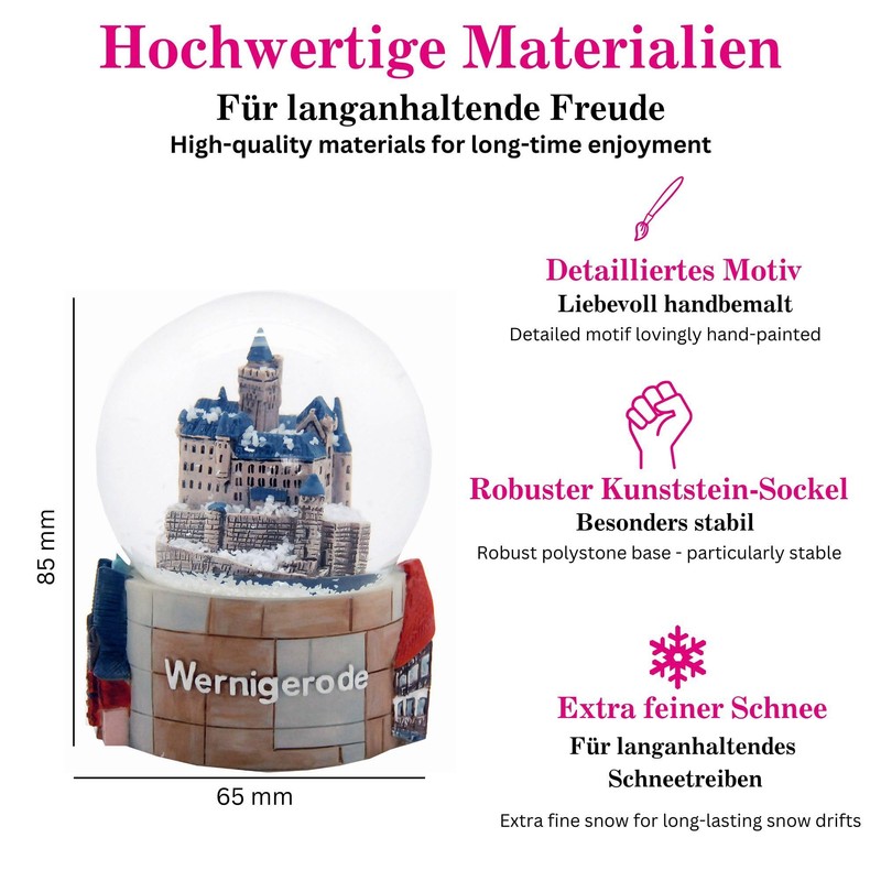 London Souvenir Snow Globe-Wernigerode 30025