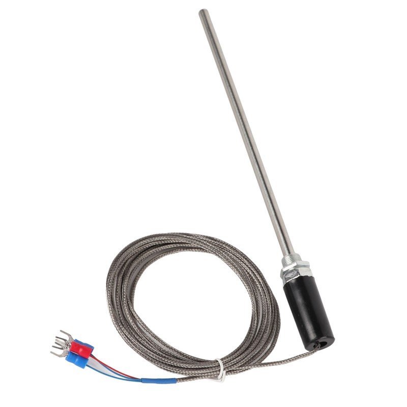 M12 Probe Thermocouple PT100 Stainless Steel Temperature Sensor Probe 200mm