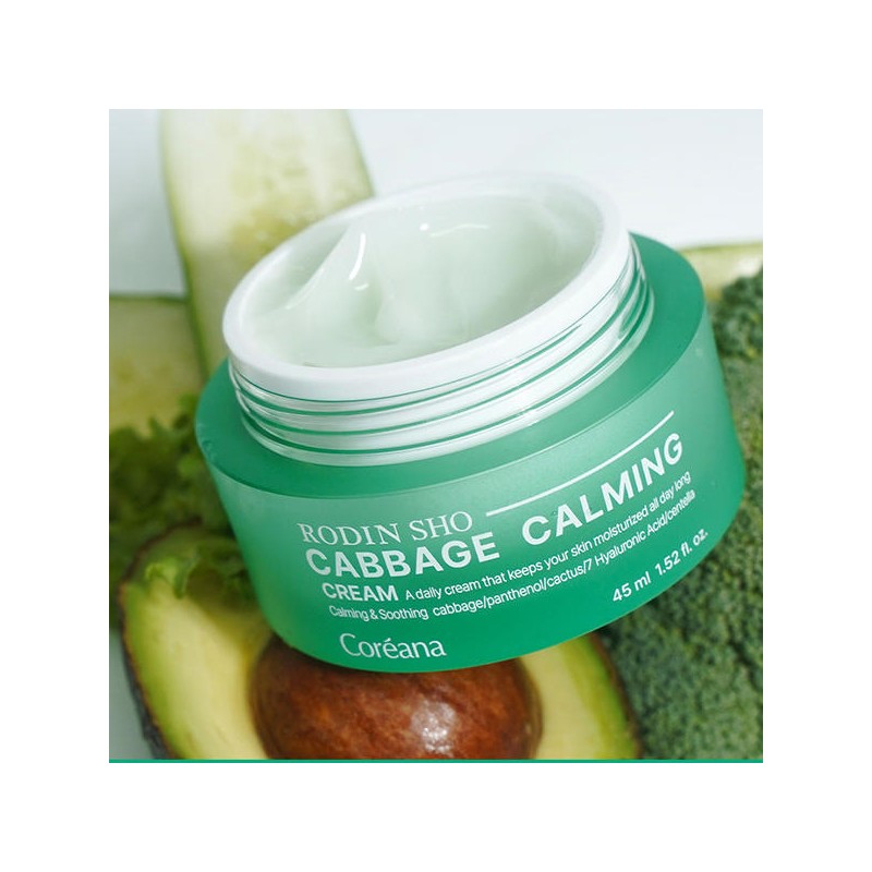Cavie 캐비지 양배추 수분 진정 크림 45g 1개 Cavi Ji