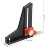 Multifunctional Height Aluminum Alloy Saw Table Depth Measuring Ruler with