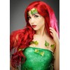 Magic Box Womens Long Red Wavy Poison Ivy Style Wig