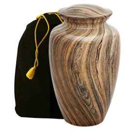 Urnsdirect2u Weathered Woody Adult Urn, Aluminum