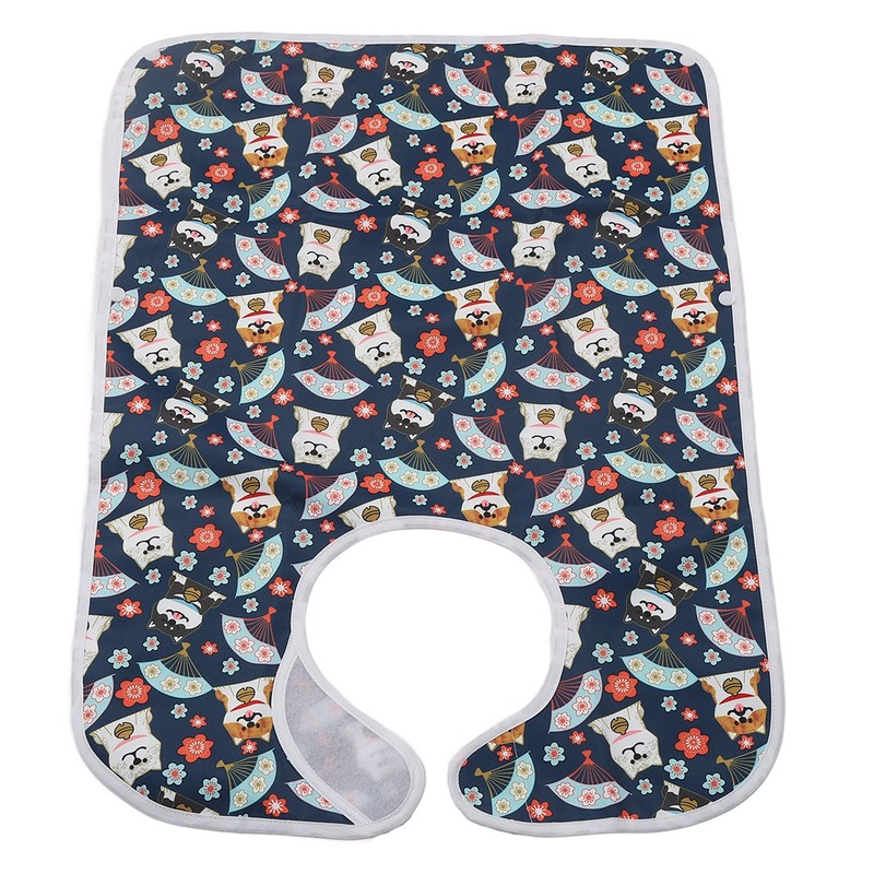 Eating Adults Bib Waterproof Reusable 3 Layers Washable Clothing Protector