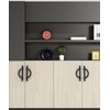Coinkoly 10 Pack Black and Nickel Cabinet Pulls 5 Inch
