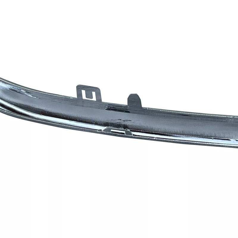 YLT AUTO Front Bumper Chrome Center Grille Molding Trim Frame