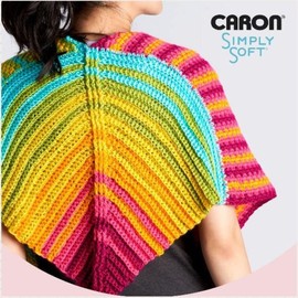 Caron Simply Soft O'Go Almond Orchid Yarn - 3 Pack of 140g/5oz - Acrylic - 4 Medium (Worsted) - 250 Yards - Knitting, Crocheting & Crafts