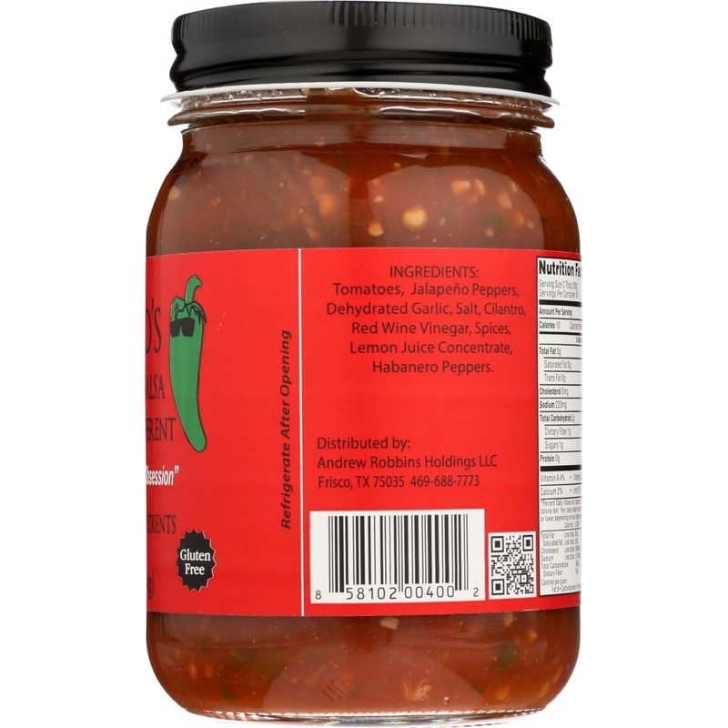 Mateos Gourmet Salsa Hot 16 oz (Pack Of 6)